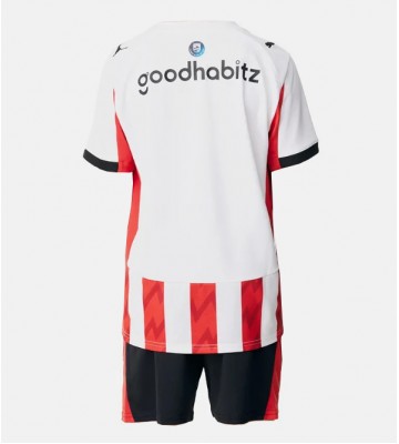 PSV Eindhoven Hjemmebanetrøje Børn 2025-26 Kortærmet (+ Korte bukser)